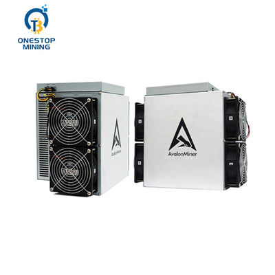 Avalon 1166 Pro 75T 78t 3400w SHA-256 Algorithm Canaan Bitcoin Mining Machine
