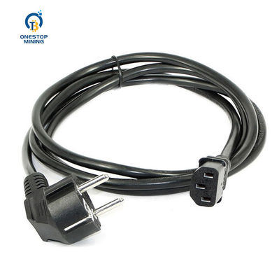 1.5m 1.8m 2m Asic Miner Parts کابلهای کابل PSU برای دستگاه های الکترونیکی معدنچی