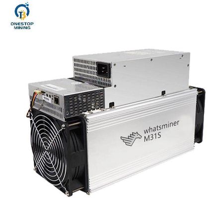42W/T Whatsminer M31s+ 80th/St Bitcoin Miner Asic Sha256 سودآوری بالا