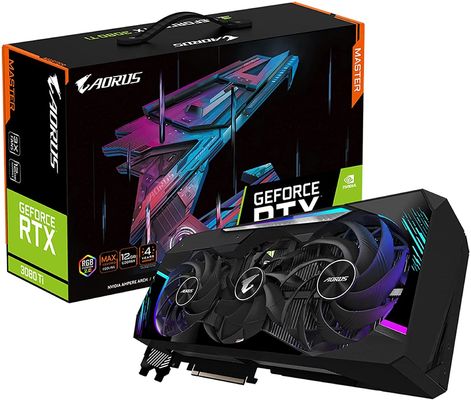 کارت گرافیک 12 گیگابایتی Rtx3080 Ti Gigabyte Gtx GPU Gddr53080ti برای لپ تاپ ماینینگ