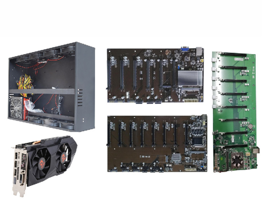 کارت گرافیک Gpus Miner 8 Gtx 1660 Ti 6Gb Ethereum Miner Asic Rig