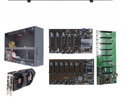 Onda 8 Slots Nvidia Rtx 3080 8 کارت گرافیک 10 گیگابایتی Gpu بیت کوین ماینر Asic Rig موجود است