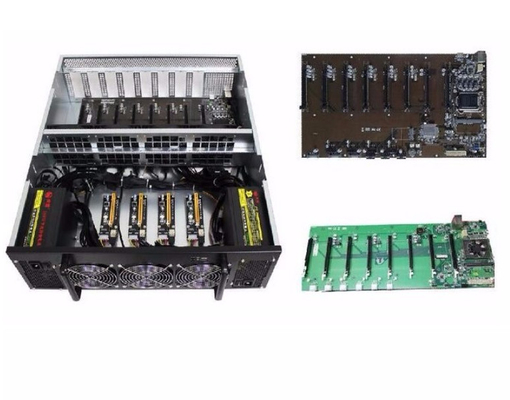 Onda 8 Slots Nvidia Rtx 3080 8 کارت گرافیک 10 گیگابایتی Gpu بیت کوین ماینر Asic Rig موجود است
