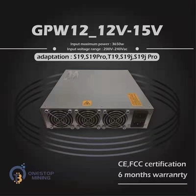 منبع تغذیه 3650 واتی برای سری Bitmain S19 S19Pro S19J S19JPro S19A