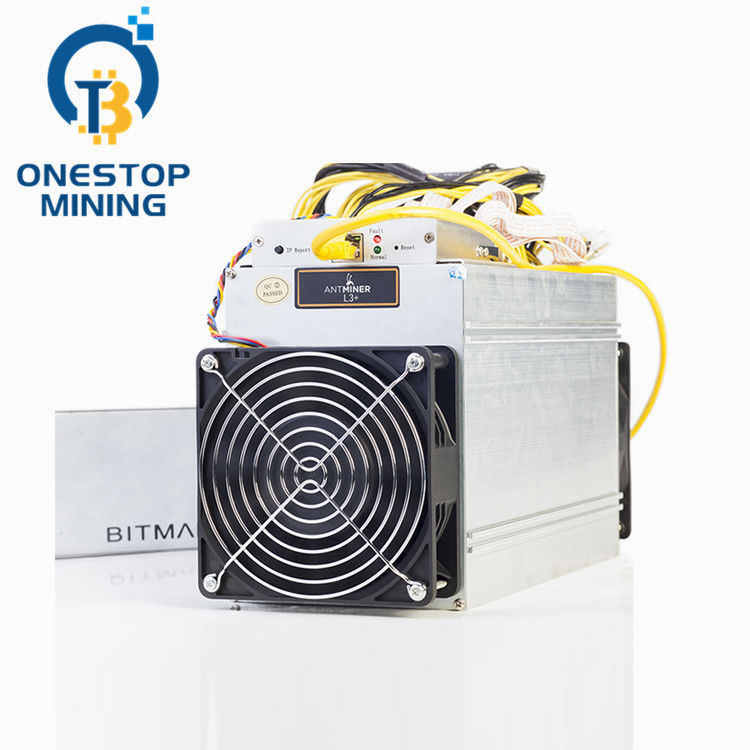 Antminer L3+ 504mh/S 1.6w/Mh Asic Litecoin Miner Profitability High with Power Supply